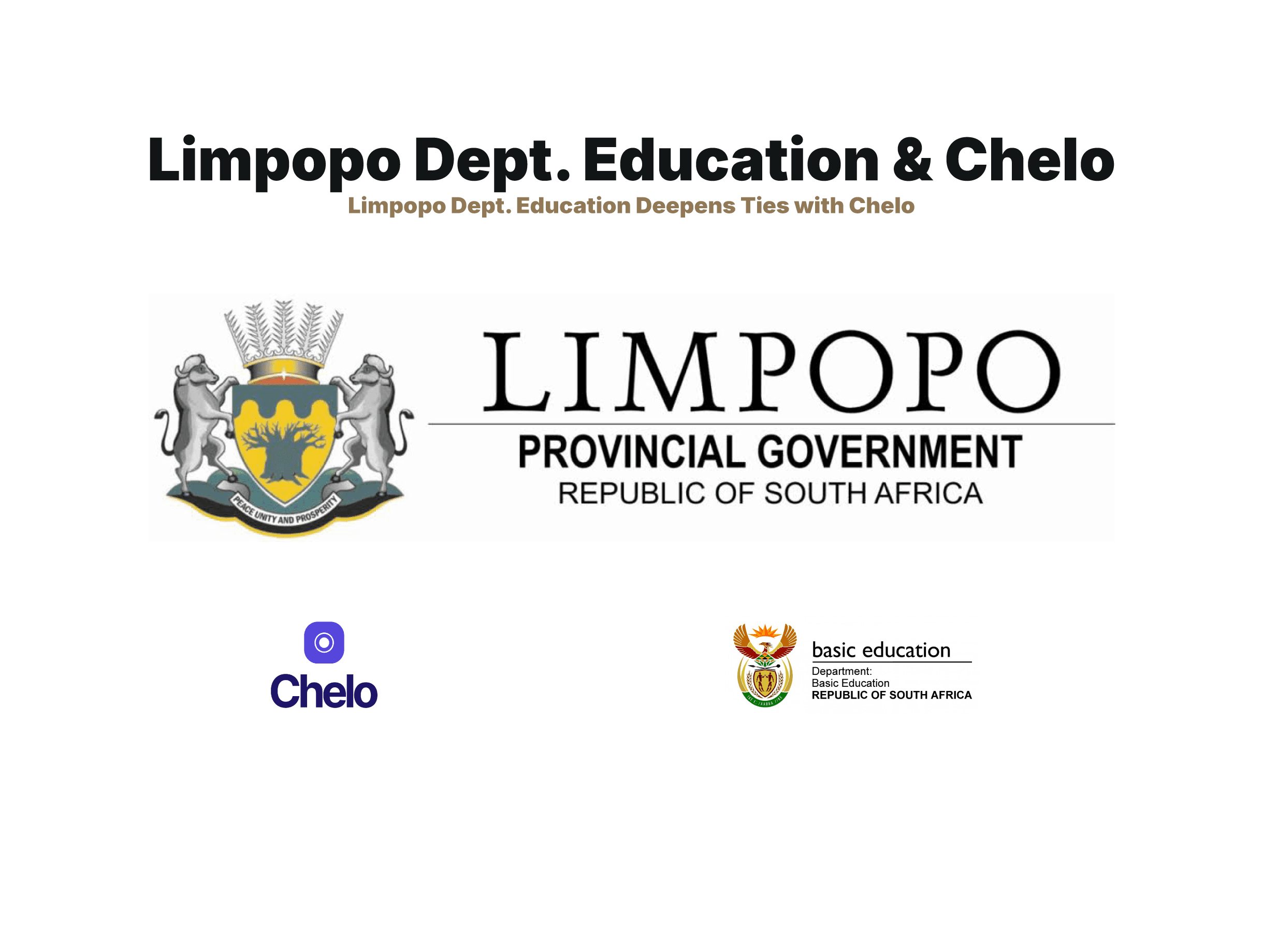 Limpopo Department of Education Deepens ties with Chelo